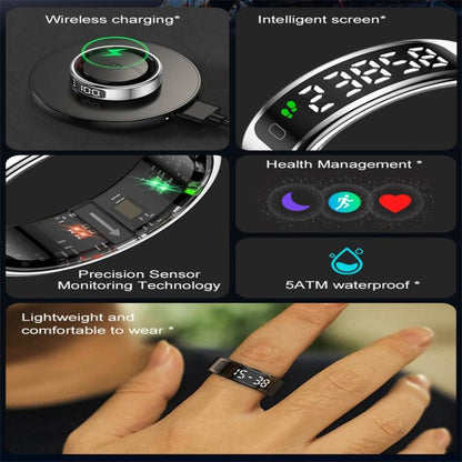 R11 SIZE 13 Smart Ring, Support Heart Rate / Blood Oxygen / Sleep / Multiple Sports Modes(Rose Gold) - Smart Rings / Smart Telephones by buy2fix | Online Shopping UK | buy2fix