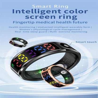 R12 SIZE 9 Smart Ring, Support Heart Rate / Blood Oxygen / Sleep / Multiple Sports Modes(Silver) - Smart Rings / Smart Telephones by buy2fix | Online Shopping UK | buy2fix
