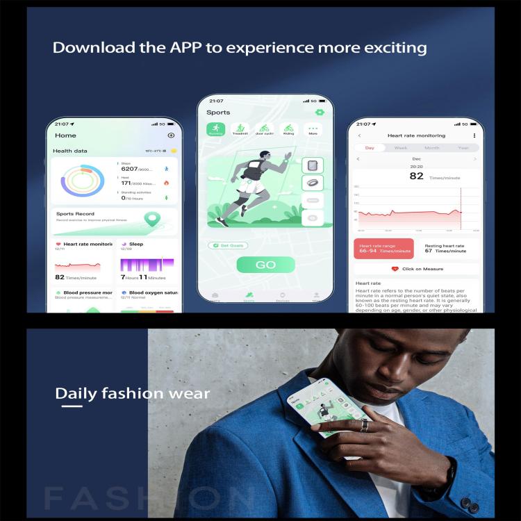 R12 SIZE 12 Smart Ring, Support Heart Rate / Blood Oxygen / Sleep / Multiple Sports Modes(Silver) - Smart Rings / Smart Telephones by buy2fix | Online Shopping UK | buy2fix