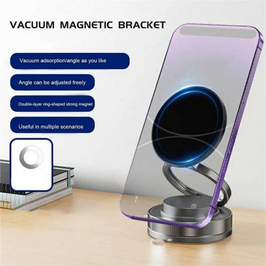 T28 Home Use Multifunctional Car Phone Holder Desktop Vacuum Suction Magnetic Stand(White) - Universal Car Holders by buy2fix | Online Shopping UK | buy2fix