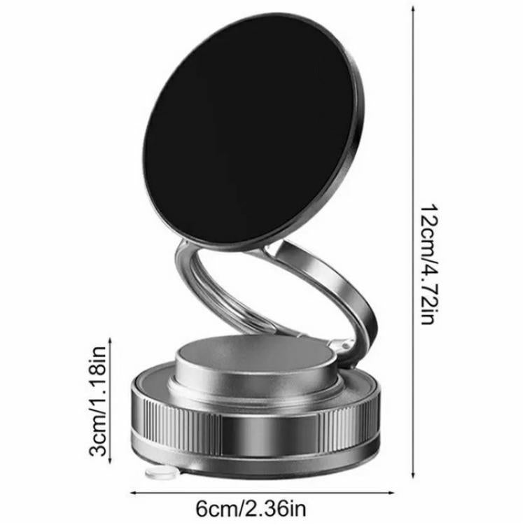 T28 Home Use Multifunctional Car Phone Holder Desktop Vacuum Suction Magnetic Stand(Black) - Universal Car Holders by buy2fix | Online Shopping UK | buy2fix