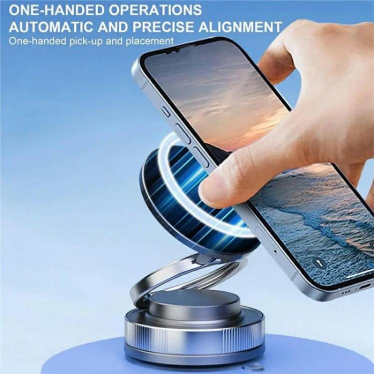 T28 Home Use Multifunctional Car Phone Holder Desktop Vacuum Suction Magnetic Stand(Black) - Universal Car Holders by buy2fix | Online Shopping UK | buy2fix