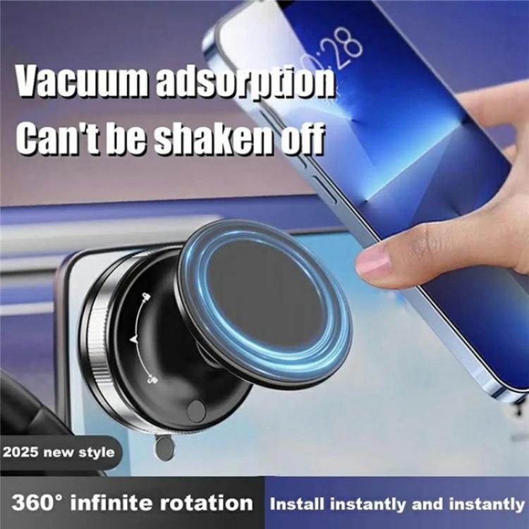T29 Dashboard Windshield Adjustable Phone Stand Magnetic Car Mount Suction Cup Holder(White) - Universal Car Holders by buy2fix | Online Shopping UK | buy2fix