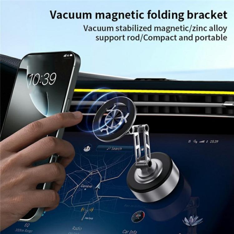 X91 360 Degree Rotation Navigation Stand Car Dashboard Magnetic Phone Mount Holder(Silver) - Universal Car Holders by buy2fix | Online Shopping UK | buy2fix