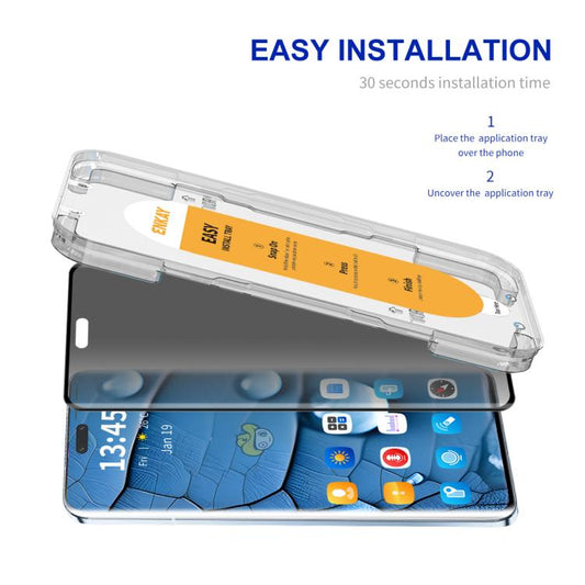 For Honor X60 Pro / X9c ENKAY Hat-Prince Easy Install Heat Bending Privacy Screen Tempered Glass Film - Honor Tempered Glass by ENKAY | Online Shopping UK | buy2fix