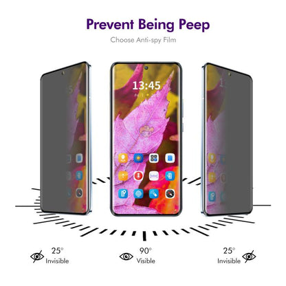 For vivo S20 Pro / X200 ENKAY Hat-Prince Easy Install Heat Bending Privacy Screen Tempered Glass Film - X200 Tempered Glass by ENKAY | Online Shopping UK | buy2fix