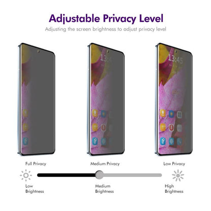 For vivo S20 Pro / X200 ENKAY Hat-Prince Easy Install Heat Bending Privacy Screen Tempered Glass Film - X200 Tempered Glass by ENKAY | Online Shopping UK | buy2fix