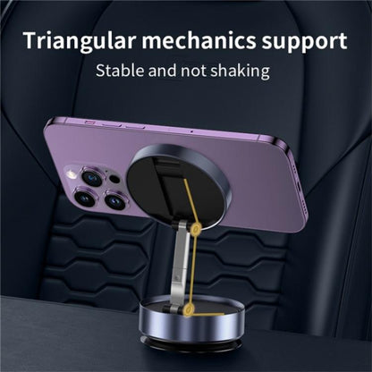 F1 Dashboard Mount Strong Suction Navigation Stand Universal Magnetic Car Phone Holder(Tarnish) - Universal Car Holders by buy2fix | Online Shopping UK | buy2fix