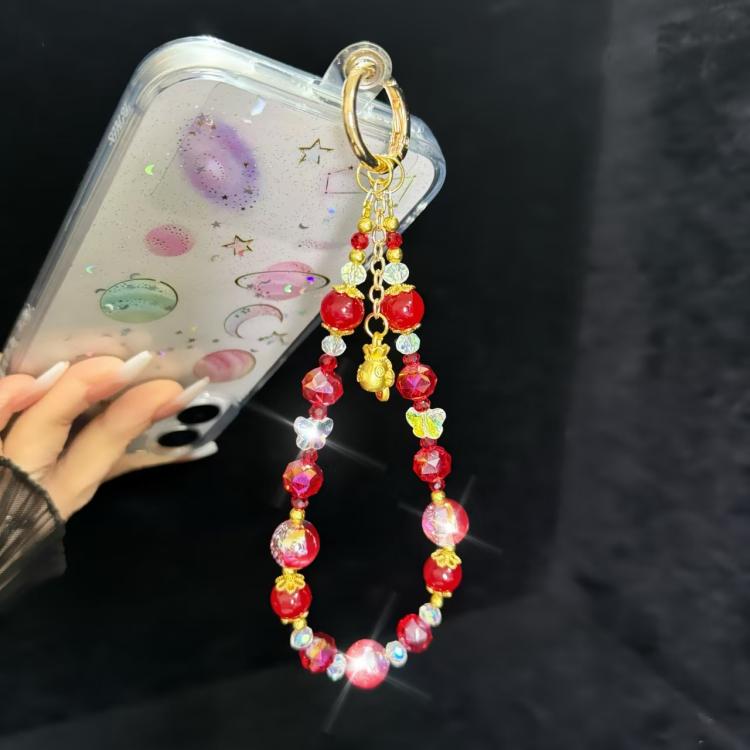 Lucky Cat Lucky Bag Blessing Blessing Word Mobile Phone Chain(Fu word) - Lanyards & Wrist Straps by buy2fix | Online Shopping UK | buy2fix