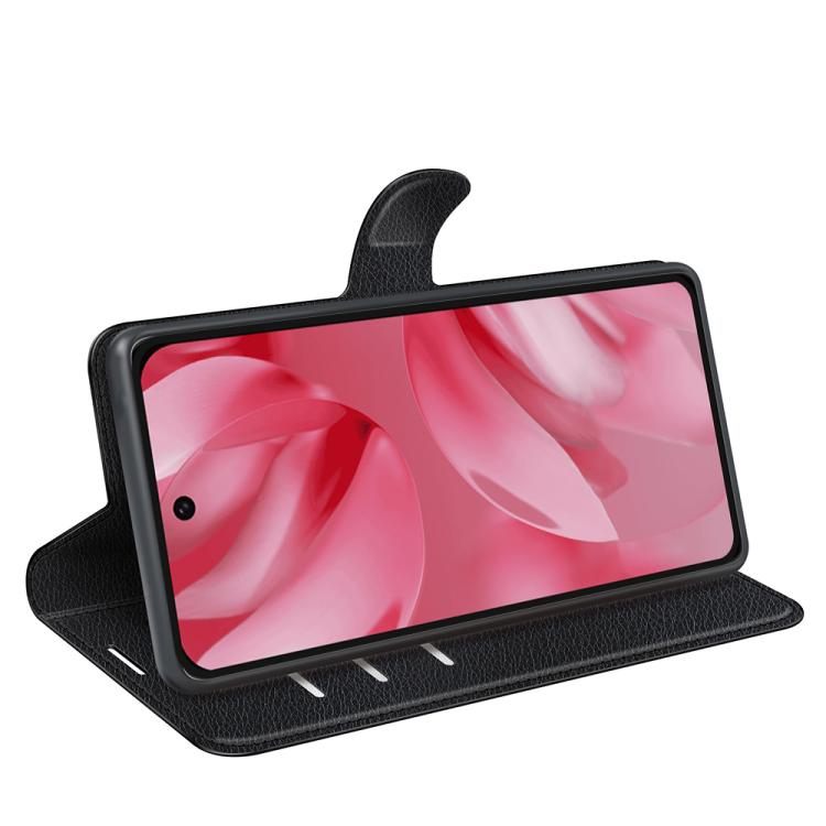 For Google Pixel 10 / 10 Pro Litchi Texture Horizontal Flip Leather Phone Case with Holder(Black) - Google Cases by buy2fix | Online Shopping UK | buy2fix