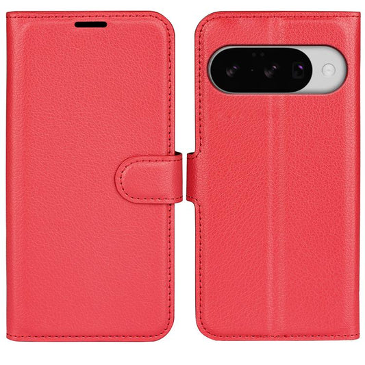For Google Pixel 10 / 10 Pro Litchi Texture Horizontal Flip Leather Phone Case with Holder(Red) - Google Cases by buy2fix | Online Shopping UK | buy2fix