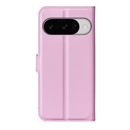 For Google Pixel 10 / 10 Pro Litchi Texture Horizontal Flip Leather Phone Case with Holder(Pink) - Google Cases by buy2fix | Online Shopping UK | buy2fix