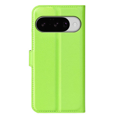 For Google Pixel 10 / 10 Pro Litchi Texture Horizontal Flip Leather Phone Case with Holder(Green) - Google Cases by buy2fix | Online Shopping UK | buy2fix