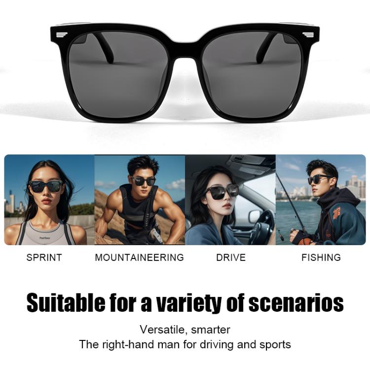 GS01 Smart Glasses, Support Intelligent Driving Navigation / Bluetooth Call(Black) - Smart Glasses by buy2fix | Online Shopping UK | buy2fix