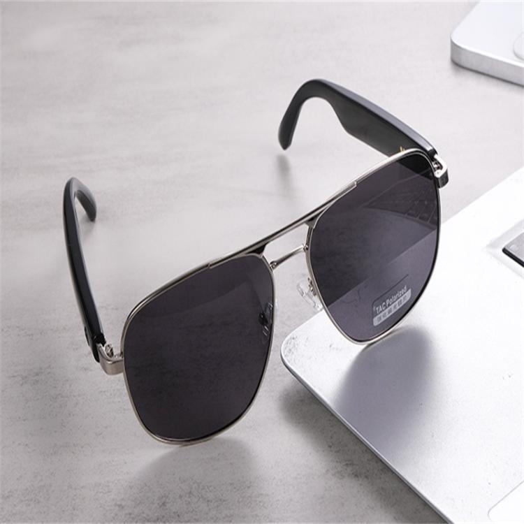 GS02 Smart Glasses, Support Voice Assistant / Bluetooth Call / Remote Control Photography(Black) - Smart Glasses by buy2fix | Online Shopping UK | buy2fix