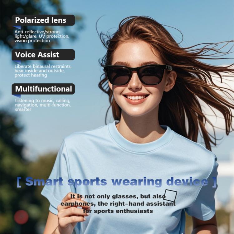 GS05 Smart Glasses, Support AI Smart Chip / Bluetooth Call / Remote Control Photography(Blue) - Smart Glasses by buy2fix | Online Shopping UK | buy2fix