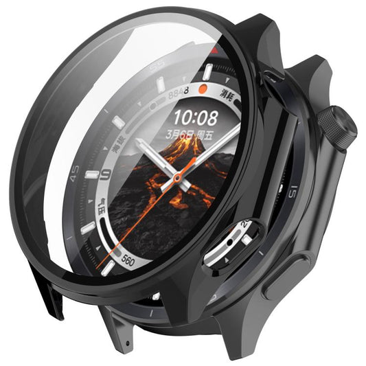 For OPPO Watch X2 Tempered Film Integrated PC Watch Protective Case(Black) - Watch Case by buy2fix | Online Shopping UK | buy2fix