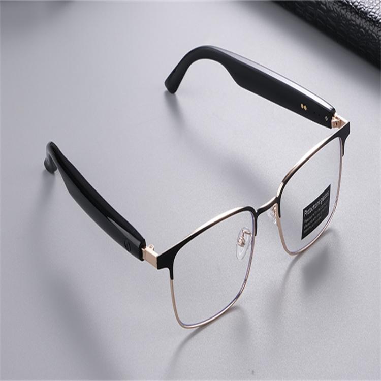 GS06 Smart Glasses, Support AI Smart Chip / Bluetooth Call / Outdoor Sports(Gold) - Smart Glasses by buy2fix | Online Shopping UK | buy2fix