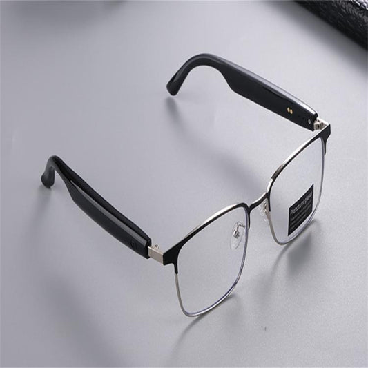 GS06 Smart Glasses, Support AI Smart Chip / Bluetooth Call / Outdoor Sports(Silver) - Smart Glasses by buy2fix | Online Shopping UK | buy2fix
