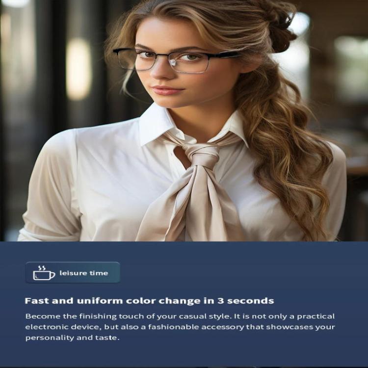 GS06 Smart Glasses, Support AI Smart Chip / Bluetooth Call / Outdoor Sports(Silver) - Smart Glasses by buy2fix | Online Shopping UK | buy2fix