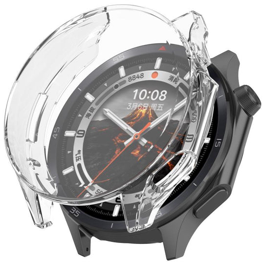 For OPPO Watch X2 Electroplated TPU Full Coverage Watch Protective Case(Transparency)