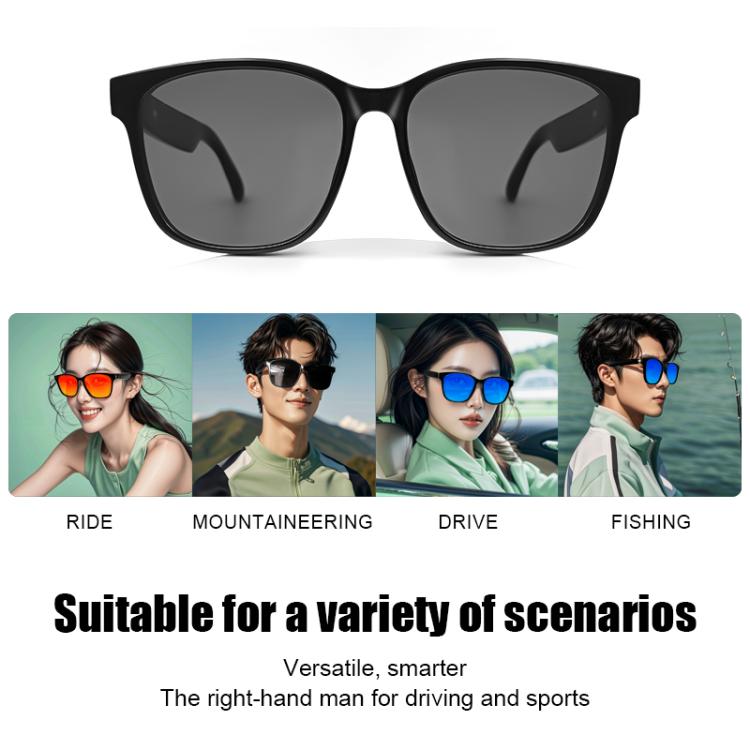 GS08 Smart Glasses, Support AI Smart Chip / Bluetooth Call / Smart Driving Navigatiion(Blue) - Smart Glasses by buy2fix | Online Shopping UK | buy2fix