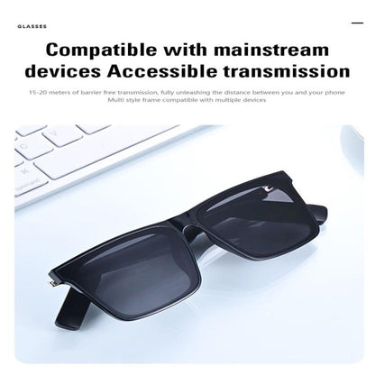 YJ008 Smart Glasses, Support AI Smart Chip / Outdoor Sports / Bluetooth Call(Black) - Smart Glasses by buy2fix | Online Shopping UK | buy2fix