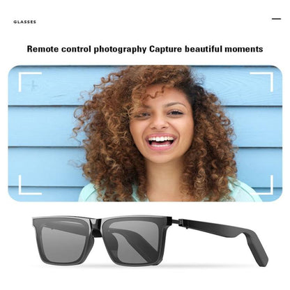 YJ008 Smart Glasses, Support AI Smart Chip / Outdoor Sports / Bluetooth Call(Black) - Smart Glasses by buy2fix | Online Shopping UK | buy2fix