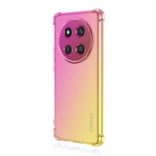 For Honor X60 Pro 5G / X9c / Magic7 Lite ENKAY Hat-Prince Gradient Airbag TPU Phone Case(Pink Gold)