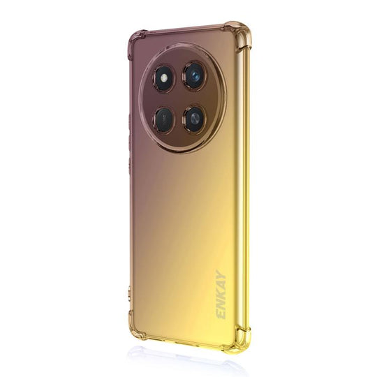 For Honor X60 Pro 5G / X9c / Magic7 Lite ENKAY Hat-Prince Gradient Airbag TPU Phone Case(Purple Gold)