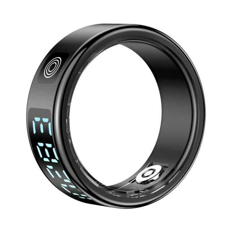 SR08 SIZE 8 Smart Ring, Support Hand Gestures Control / Health Monitoring / Multiple Sports Modes(Black) - Smart Rings / Smart Telephones by buy2fix | Online Shopping UK | buy2fix