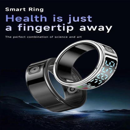 SR08 SIZE 9 Smart Ring, Support Hand Gestures Control / Health Monitoring / Multiple Sports Modes(Silver) - Smart Rings / Smart Telephones by buy2fix | Online Shopping UK | buy2fix