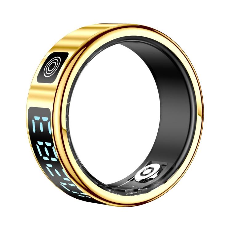 SR08 SIZE 11 Smart Ring, Support Hand Gestures Control / Health Monitoring / Multiple Sports Modes(Gold) - Smart Rings / Smart Telephones by buy2fix | Online Shopping UK | buy2fix