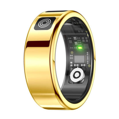 SR08 SIZE 11 Smart Ring, Support Hand Gestures Control / Health Monitoring / Multiple Sports Modes(Gold) - Smart Rings / Smart Telephones by buy2fix | Online Shopping UK | buy2fix