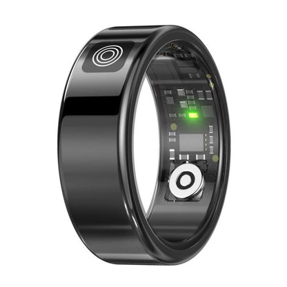 SR08 SIZE 12 Smart Ring, Support Hand Gestures Control / Health Monitoring / Multiple Sports Modes(Black) - Smart Rings / Smart Telephones by buy2fix | Online Shopping UK | buy2fix