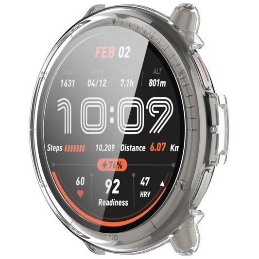 For Amazfit Active 2 A2437 Tempered Film Integrated PC Watch Protective Case(Transparent Color) - Watch Cases by buy2fix | Online Shopping UK | buy2fix