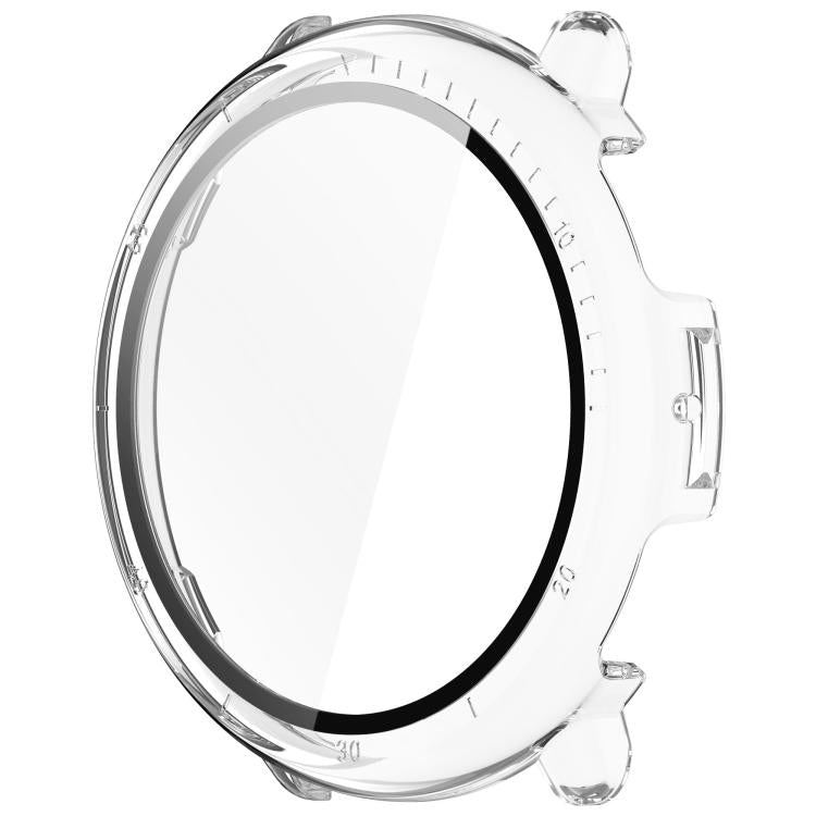 For Amazfit Active 2 A2437 Tempered Film Integrated PC Watch Protective Case(Transparent Color) - Watch Cases by buy2fix | Online Shopping UK | buy2fix