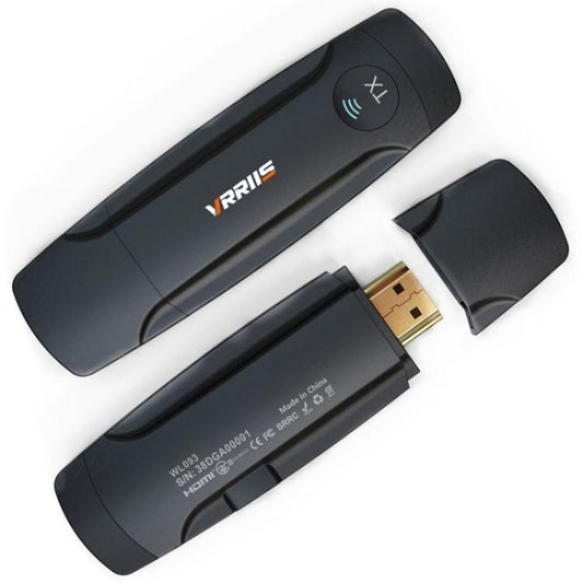 VRRIIS 093 High Definition Extension Video Transmitter Receiver Wireless HDMI Extender(Black) - Adapter by buy2fix | Online Shopping UK | buy2fix