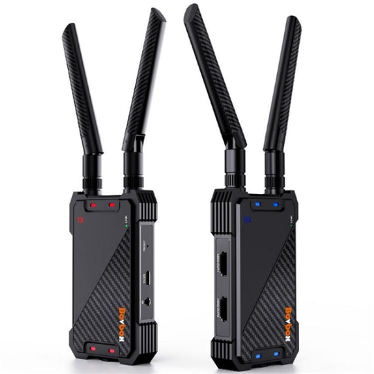 BOVBOX 081 400m Range 1080P HD Video Transmitter Receiver Use Wireless HDMI Extender, Plug:EU Plug