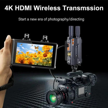 BOVBOX 098 For DSLR Cameras 4K HD Wireless Extender SDI HDMI Dual Interface Video Monitor, Plug:EU Plug - Adapter by buy2fix | Online Shopping UK | buy2fix