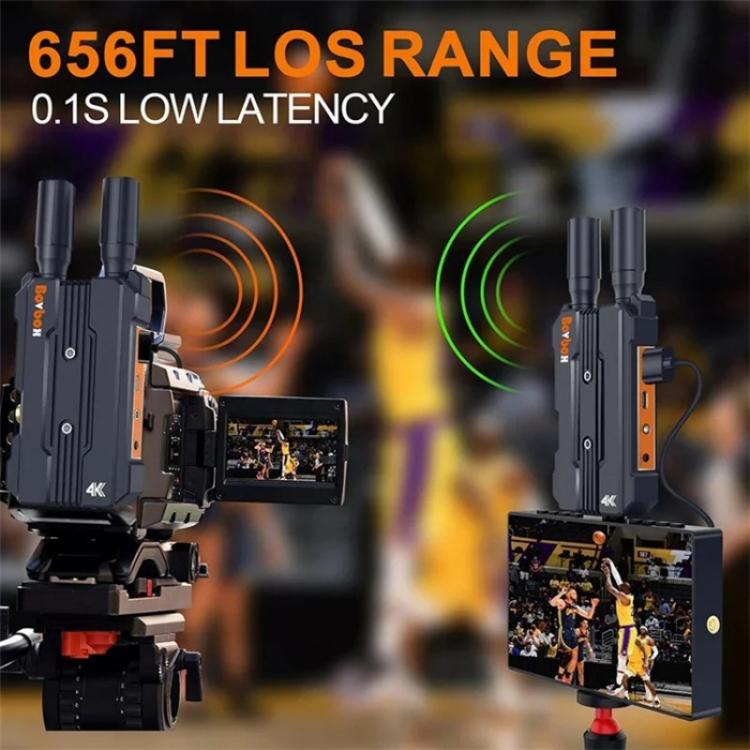 BOVBOX 098 For DSLR Cameras 4K HD Wireless Extender SDI HDMI Dual Interface Video Monitor, Plug:EU Plug - Adapter by buy2fix | Online Shopping UK | buy2fix