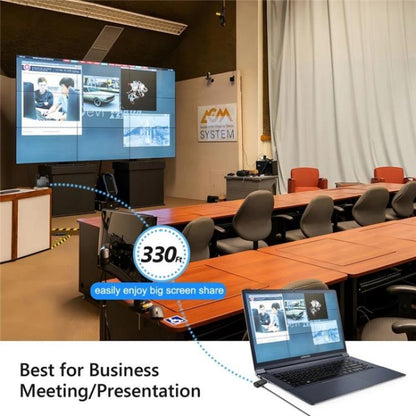 BOVBOX 091-HD Conference Use 100M Wireless WiFi HDMI Extender Video Transmitter Receiver, Plug:US Plug - Adapter by buy2fix | Online Shopping UK | buy2fix