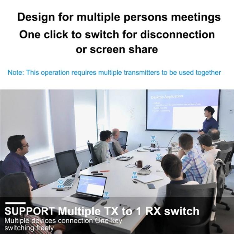 BOVBOX 091-TC For Phone Projector USB C Wireless Transmitter And Receiver Video Extender, Plug:US Plug - Adapter by buy2fix | Online Shopping UK | buy2fix