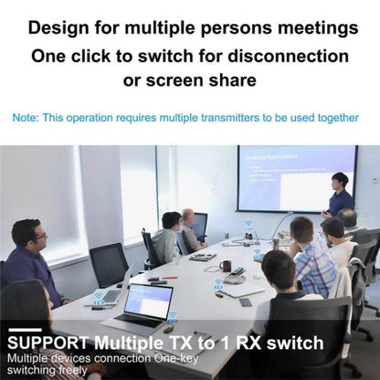 BOVBOX 091-TC For Phone Projector USB C Wireless Transmitter And Receiver Video Extender, Plug:US Plug - Adapter by buy2fix | Online Shopping UK | buy2fix