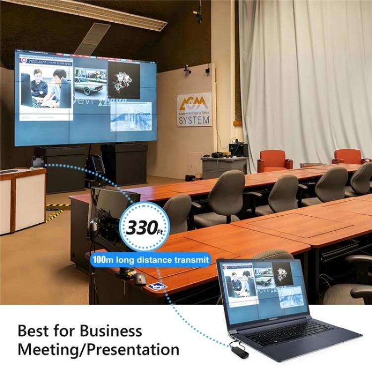 BOVBOX 091-TC For Phone Projector USB C Wireless Transmitter And Receiver Video Extender, Plug:AU Plug - Adapter by buy2fix | Online Shopping UK | buy2fix