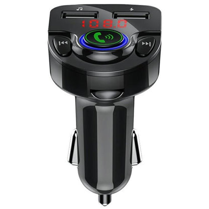 G32 Bluetooth MP3 Player Voice Navigation Car Charger Voltage Detection FM Transmitter - Bluetooth Car Kits by buy2fix | Online Shopping UK | buy2fix