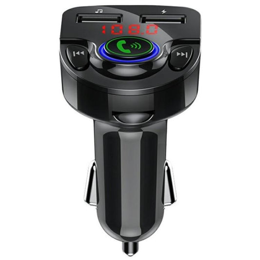 G32 Bluetooth MP3 Player Voice Navigation Car Charger Voltage Detection FM Transmitter - Bluetooth Car Kits by buy2fix | Online Shopping UK | buy2fix