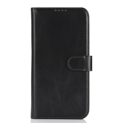 ForiPhone 13 Pro Max / 12 Pro Max Genuine Leather Card Wallet MagSafe Phone Case(Black) - iPhone 13 Pro Max Cases by buy2fix | Online Shopping UK | buy2fix