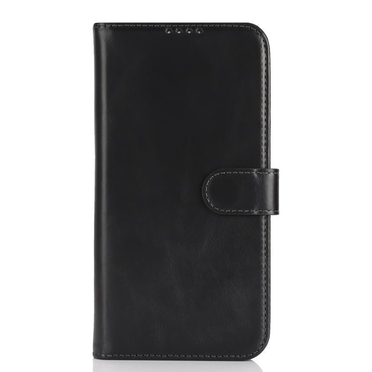 For iPhone 16 Plus Genuine Leather Card Wallet MagSafe Phone Case(Black) - iPhone 16 Plus Cases by buy2fix | Online Shopping UK | buy2fix