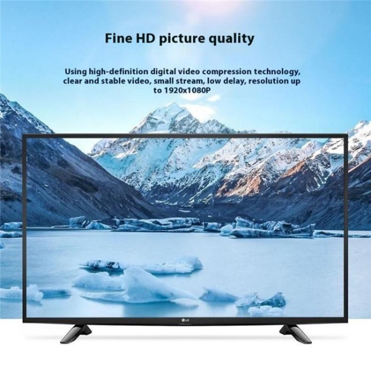 D1-1 / D2-1 Network Cable HD Video Signal Transmitter 50m Extender HDMI to RJ45 Extender, Plug:EU Plug - Adapter by buy2fix | Online Shopping UK | buy2fix